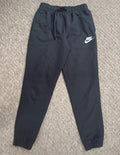 Nike black tracksuit bottom